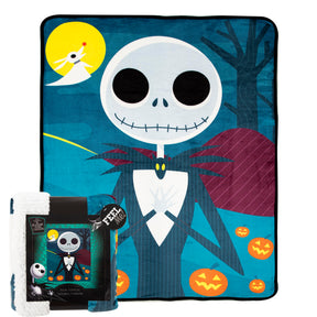 Nightmare Before Christmas Night Stroll 40 x 50 Inch Silk Touch Throw Blanket