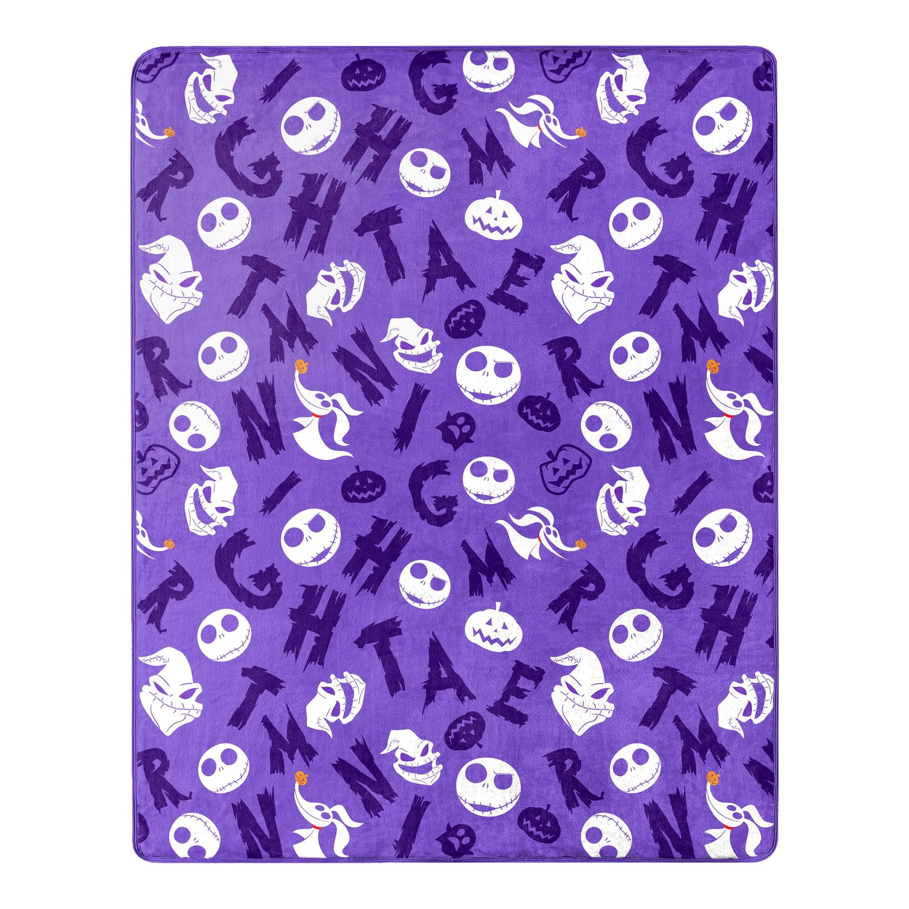 Nightmare Before Christmas Friends Silk Touch Throw Blanket & Plush Pillow