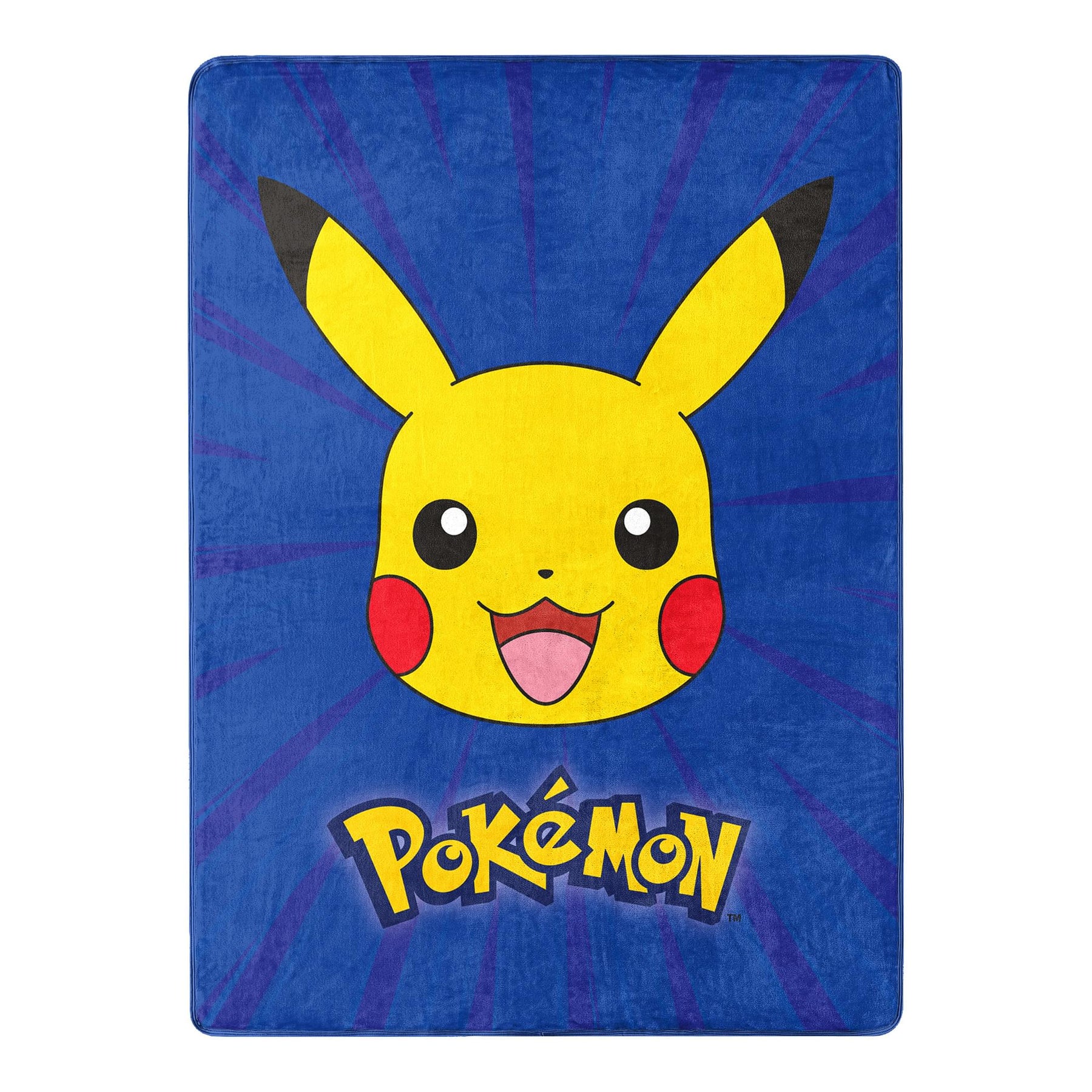 Pokemon Burst Pika 46 x 60 Inch Silk Touch Throw Blanket