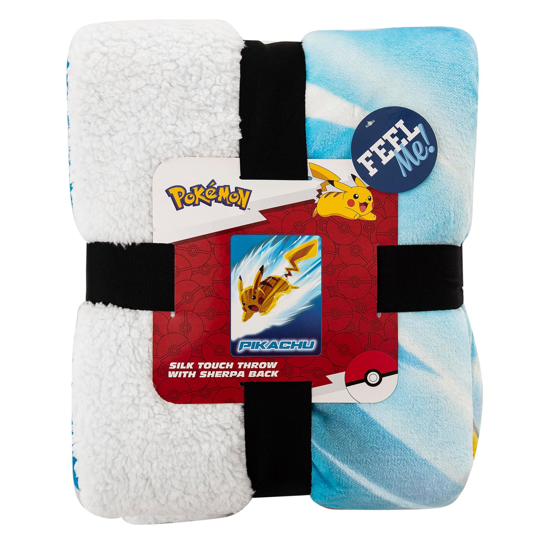 Pokemon Pikachu Bolt 60 x 80 Inch Silk Touch Throw Blanket