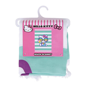 Hello Kitty Popsicle 50 x 60 Inch Beach Throw with Tassels