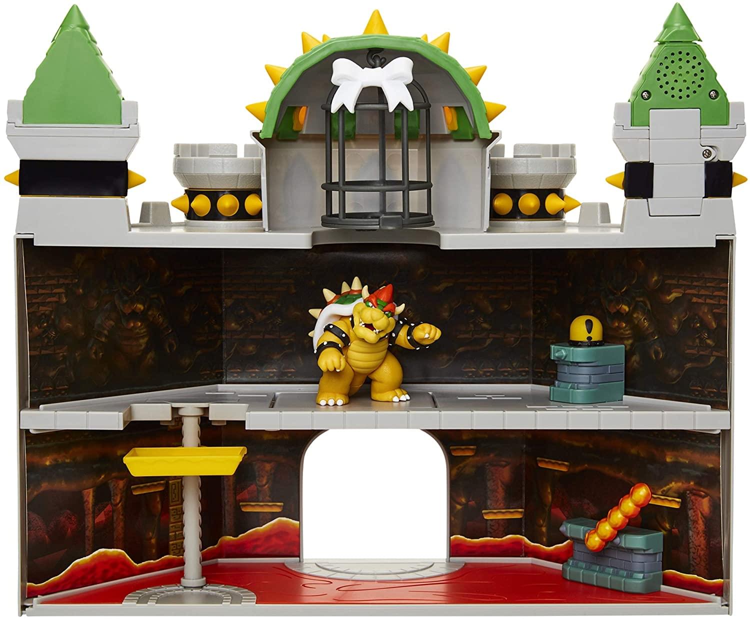 Super Mario World of Nintendo 2.5 Inch Bowser's Castle Figure Playset