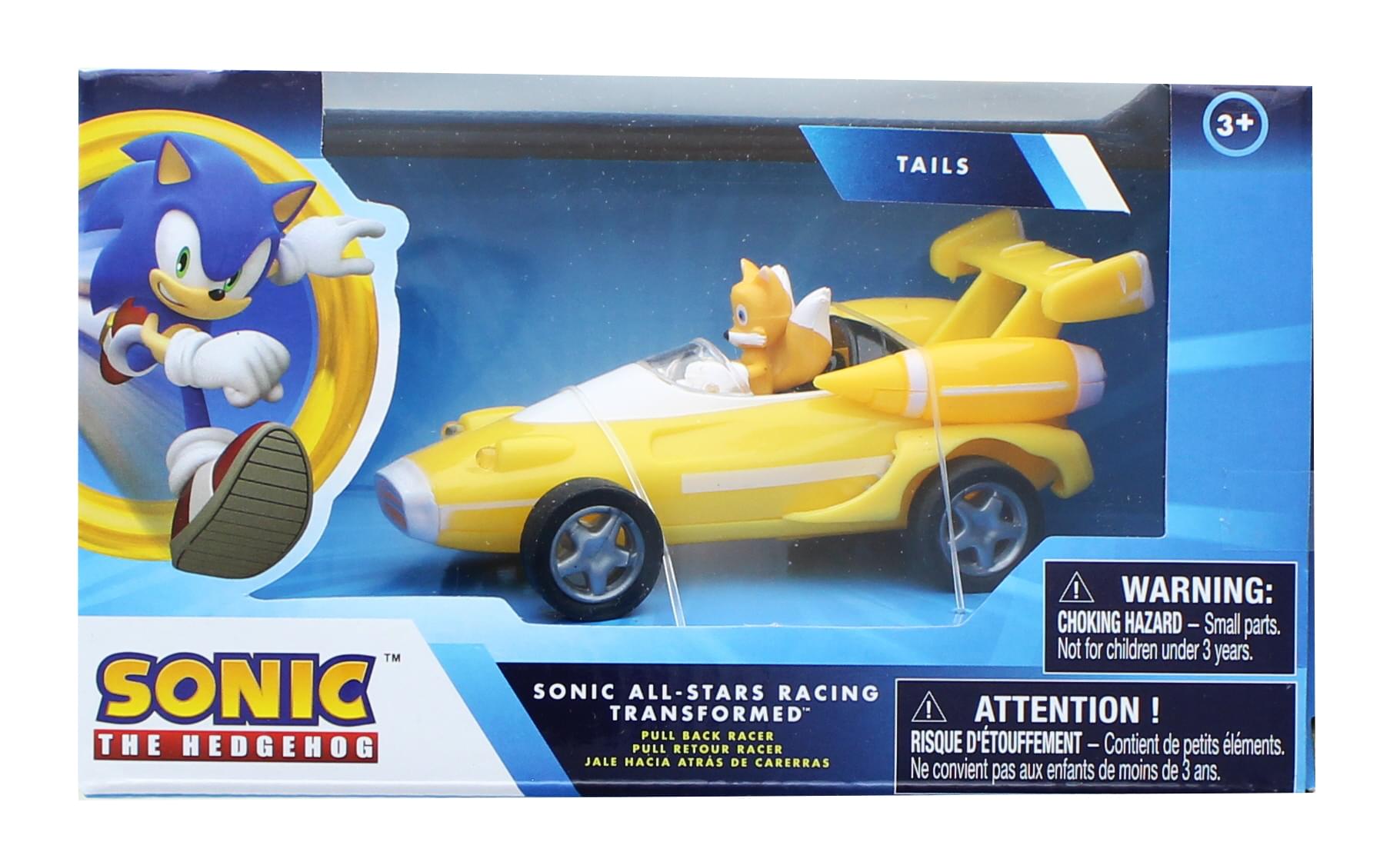 Sonic All Stars Racing Pull Back Tails Car | Free Shipping