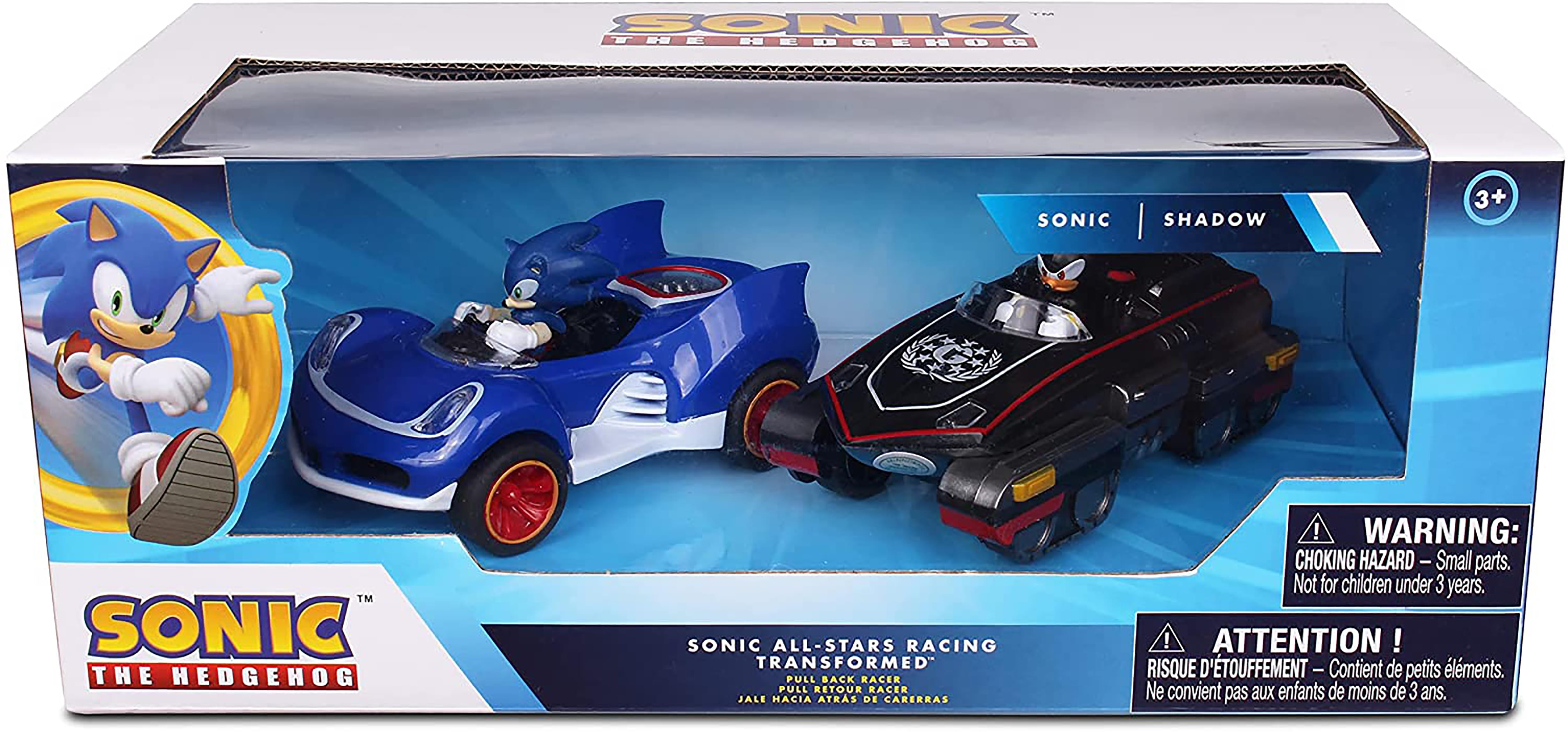 Sonic the Hedgehog Pull Back Racers | Sonic & Shadow