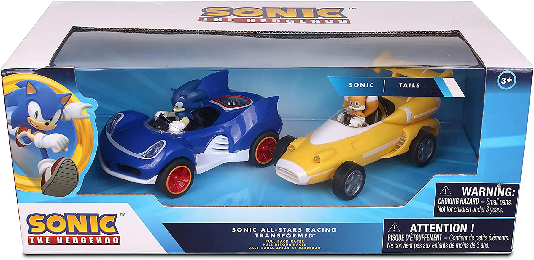 Sonic the Hedgehog Pull Back Racers | Sonic & Tails