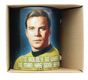 Star Trek Boldly Go Kirk 11oz Boxed Ceramic Mug