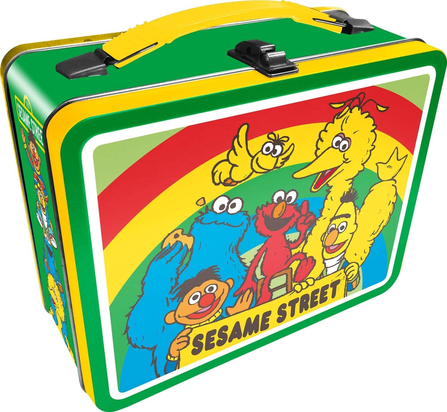 Sesame Street Cast Embossed Tin Fun Box