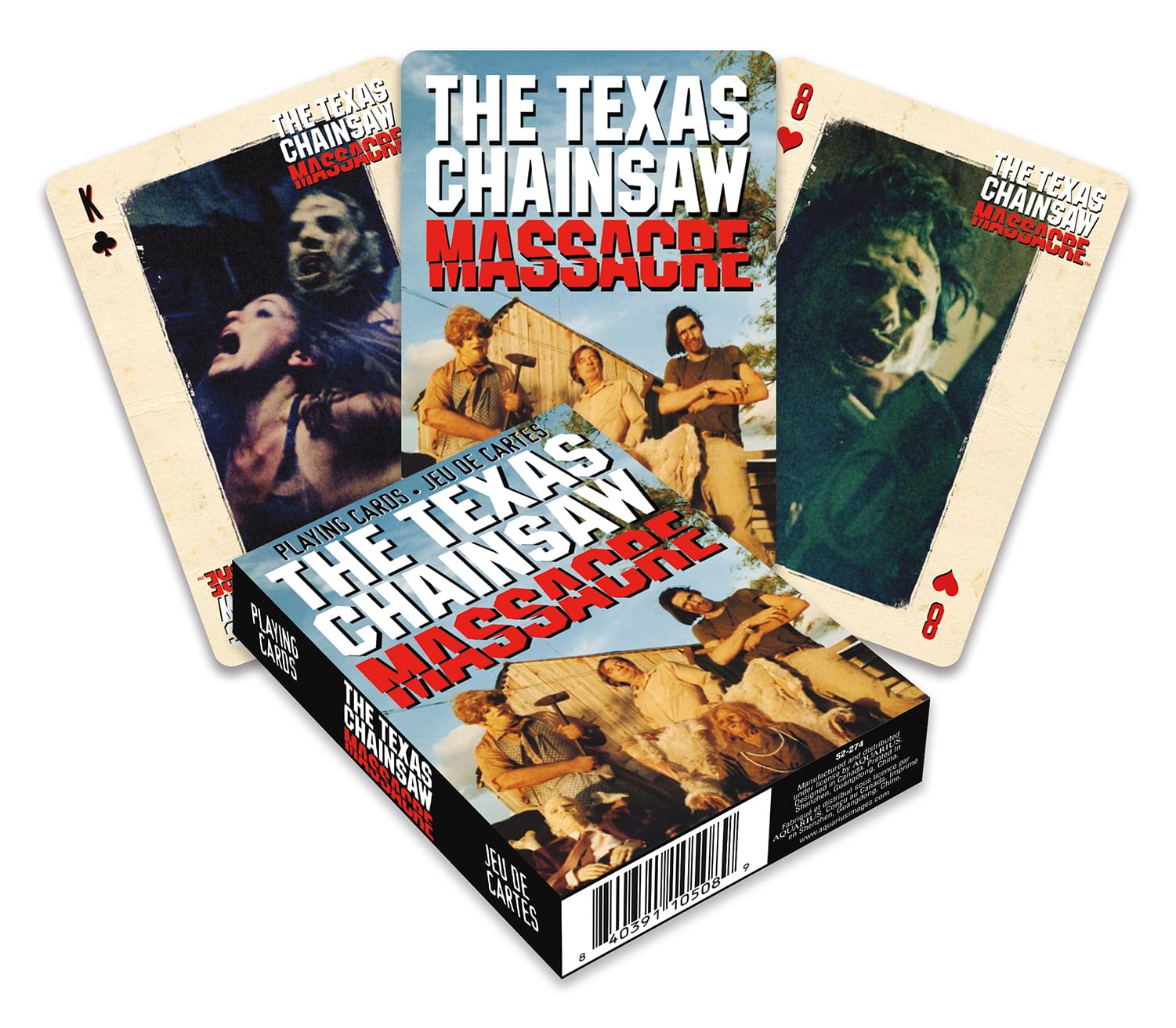 Texas Chainsaw Massacre Playing Cards | 52 Card Deck + 2 Jokers