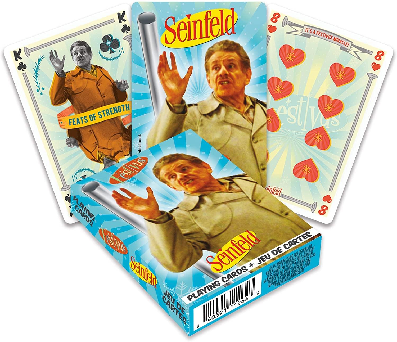 Seinfeld Festivus Playing Cards | 52 Card Deck + 2 Jokers