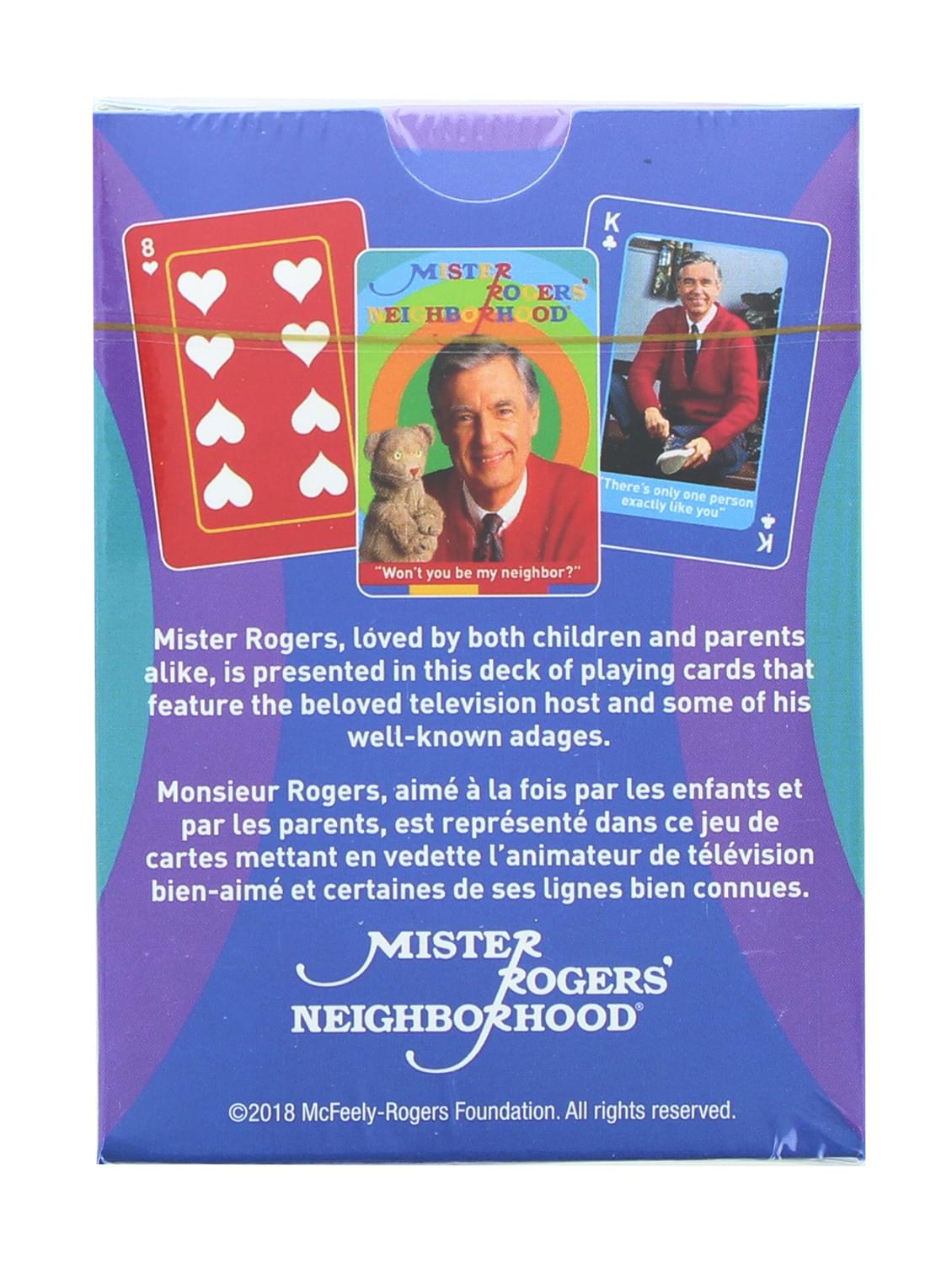Mister Rogers Playing Cards | 52 Card Deck + 2 Jokers