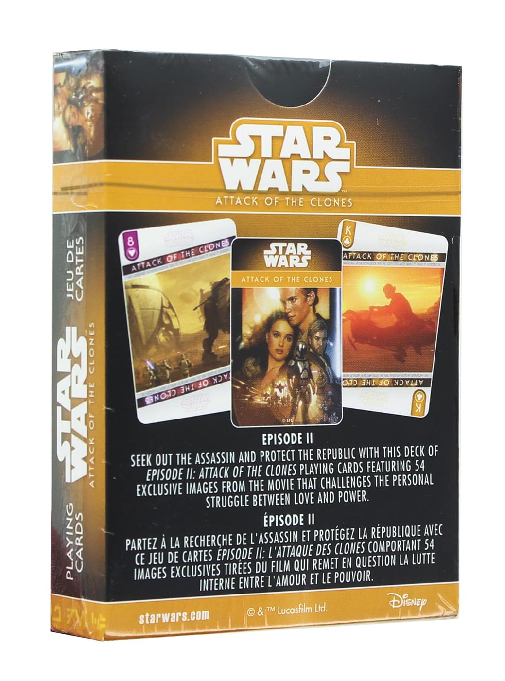 Star Wars Attack of the Clones Playing Cards