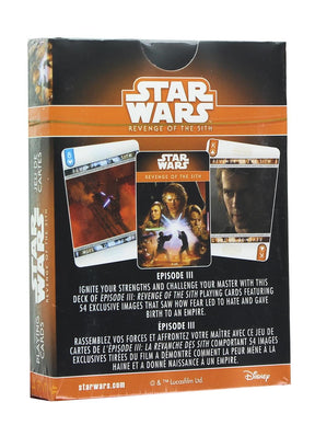 Star Wars Revenge of the Sith Playing Cards