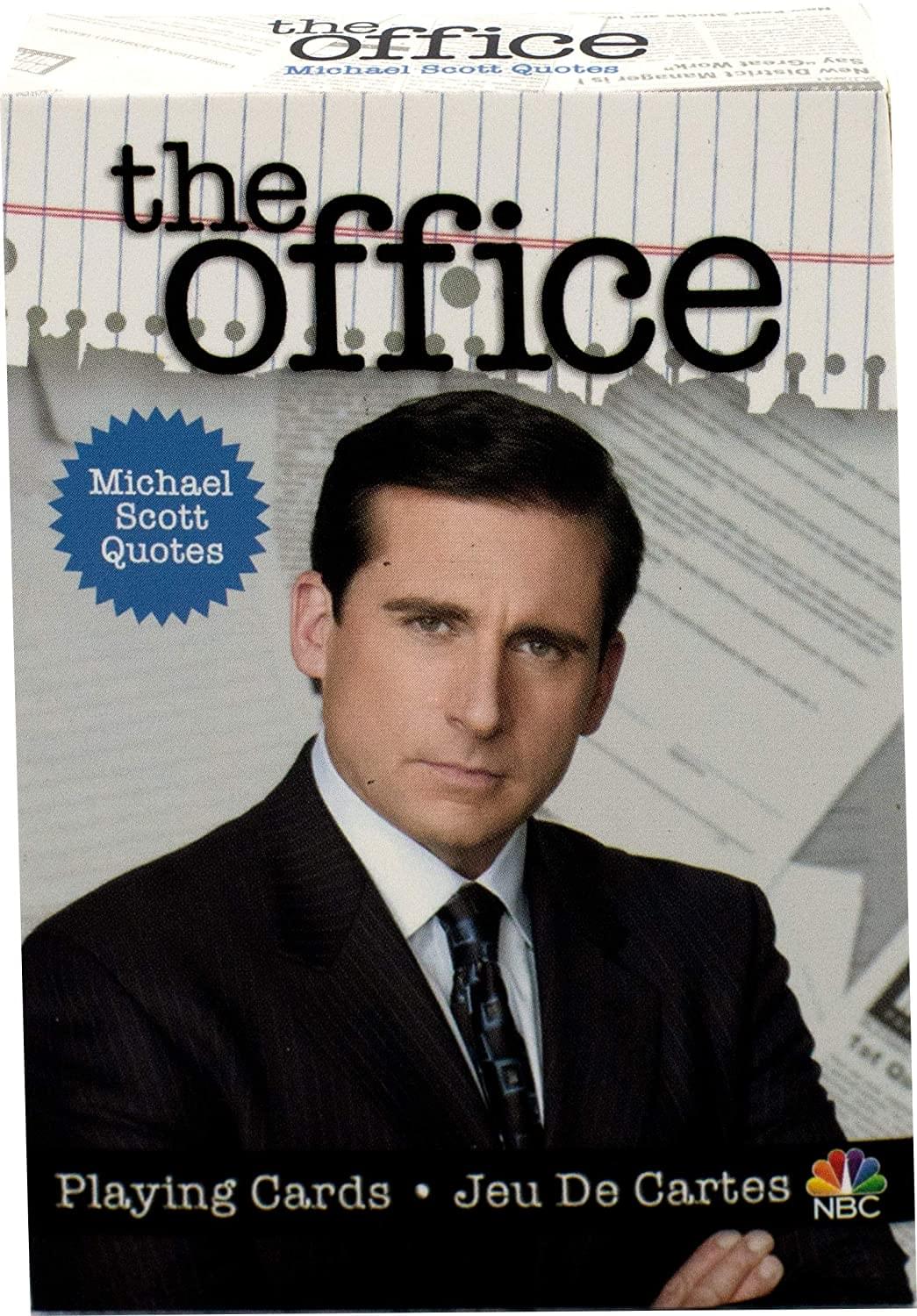 The Office Michael Quotes Playing Cards | 52 Card Deck + 2 Jokers