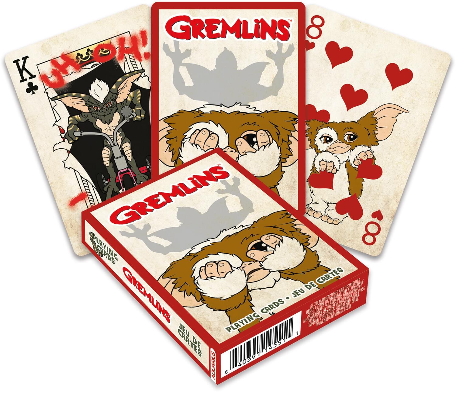Gremlins Playing Cards | 52 Card Deck + 2 Jokers
