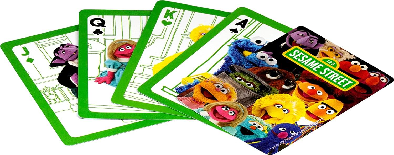 Sesame Street Cast Playing Cards | 52 Card Deck + 2 Jokers