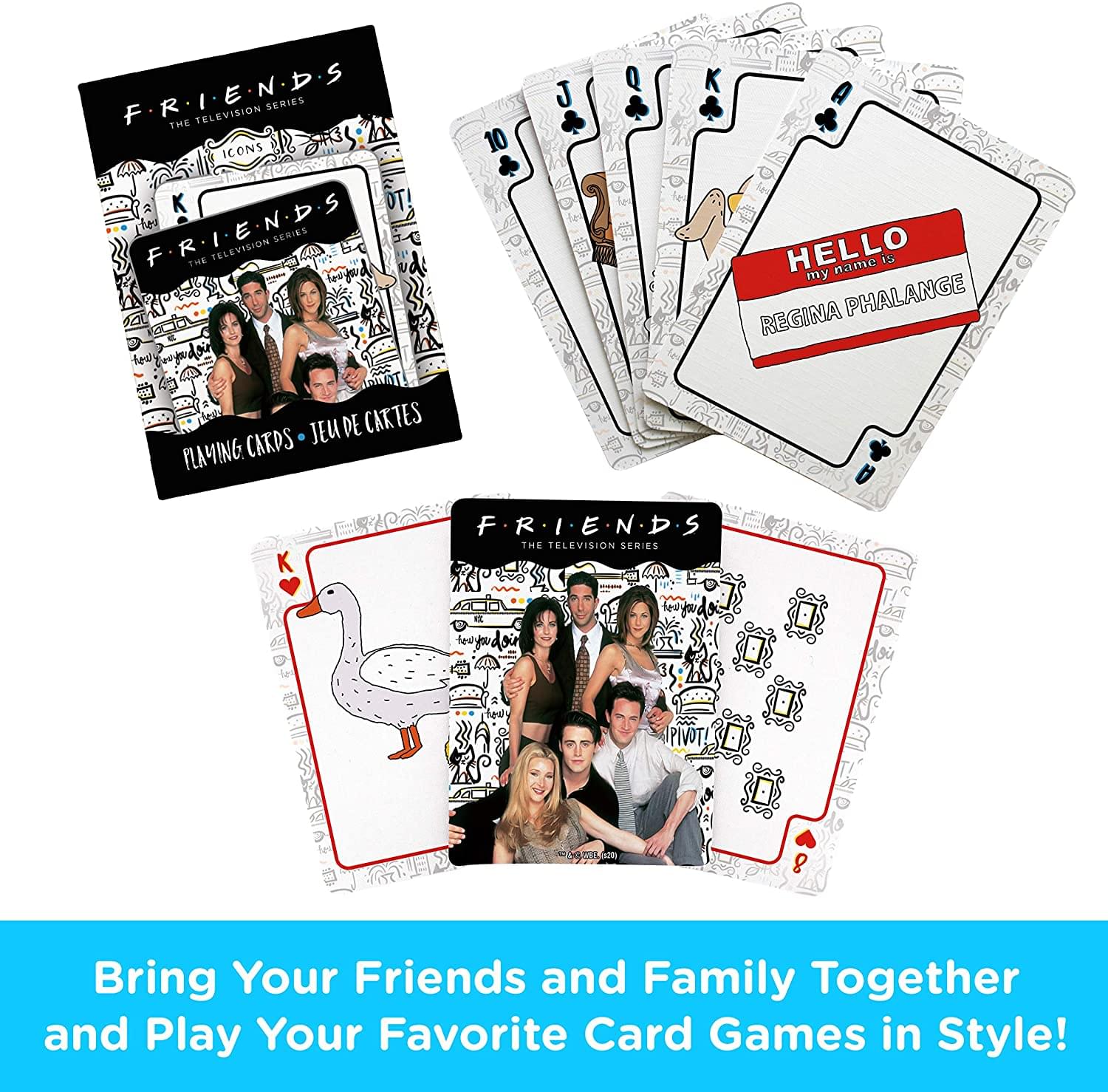 Friends Icons Playing Cards | 52 Card Deck + 2 Jokers