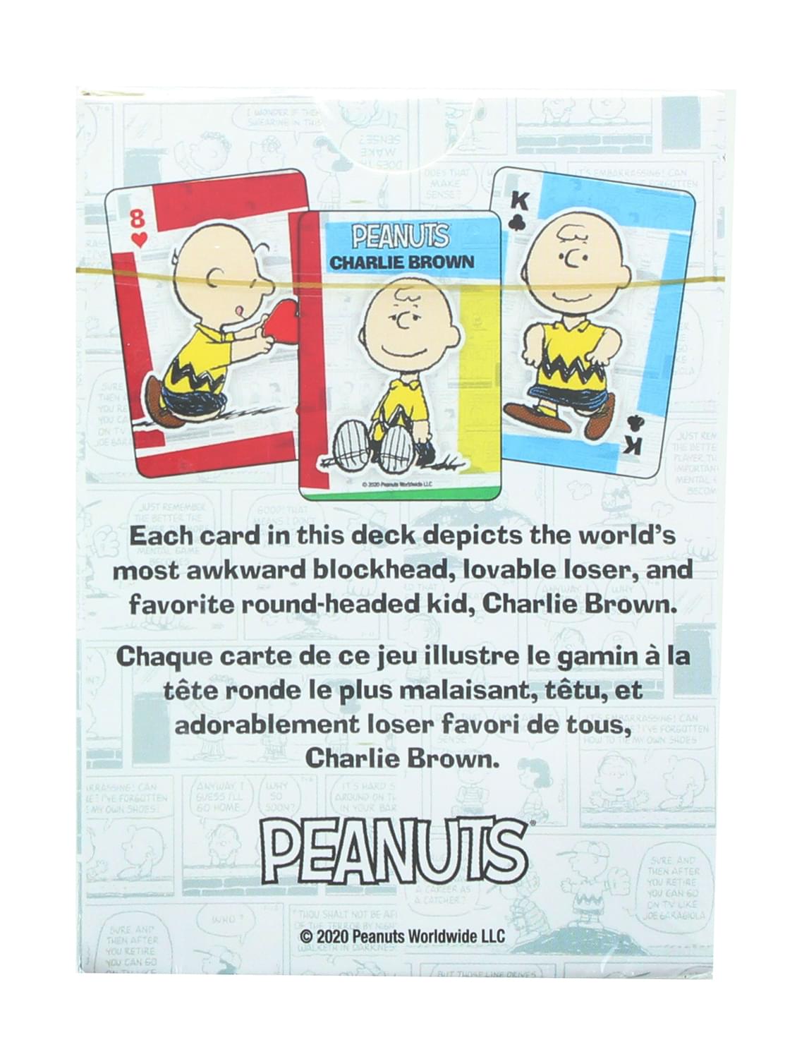 Peanuts Charlie Brown Playing Cards | 52 Card Deck + 2 Jokers
