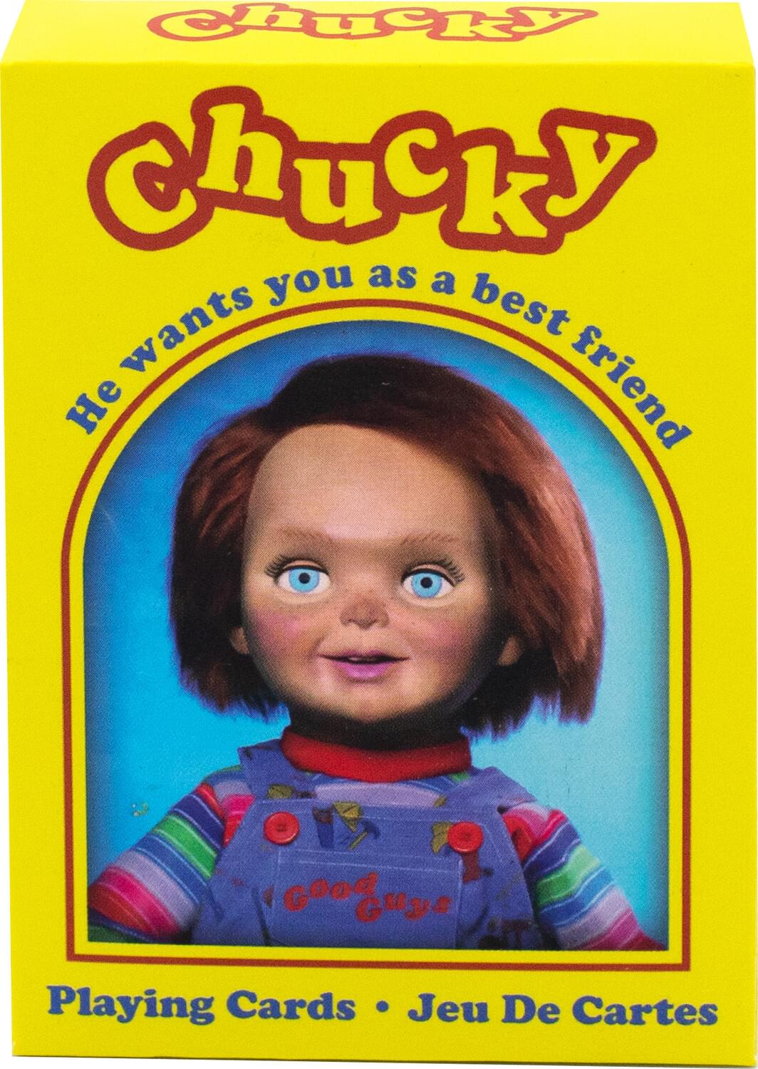 Child's Play Chucky Playing Cards | 52 Card Deck + 2 Jokers