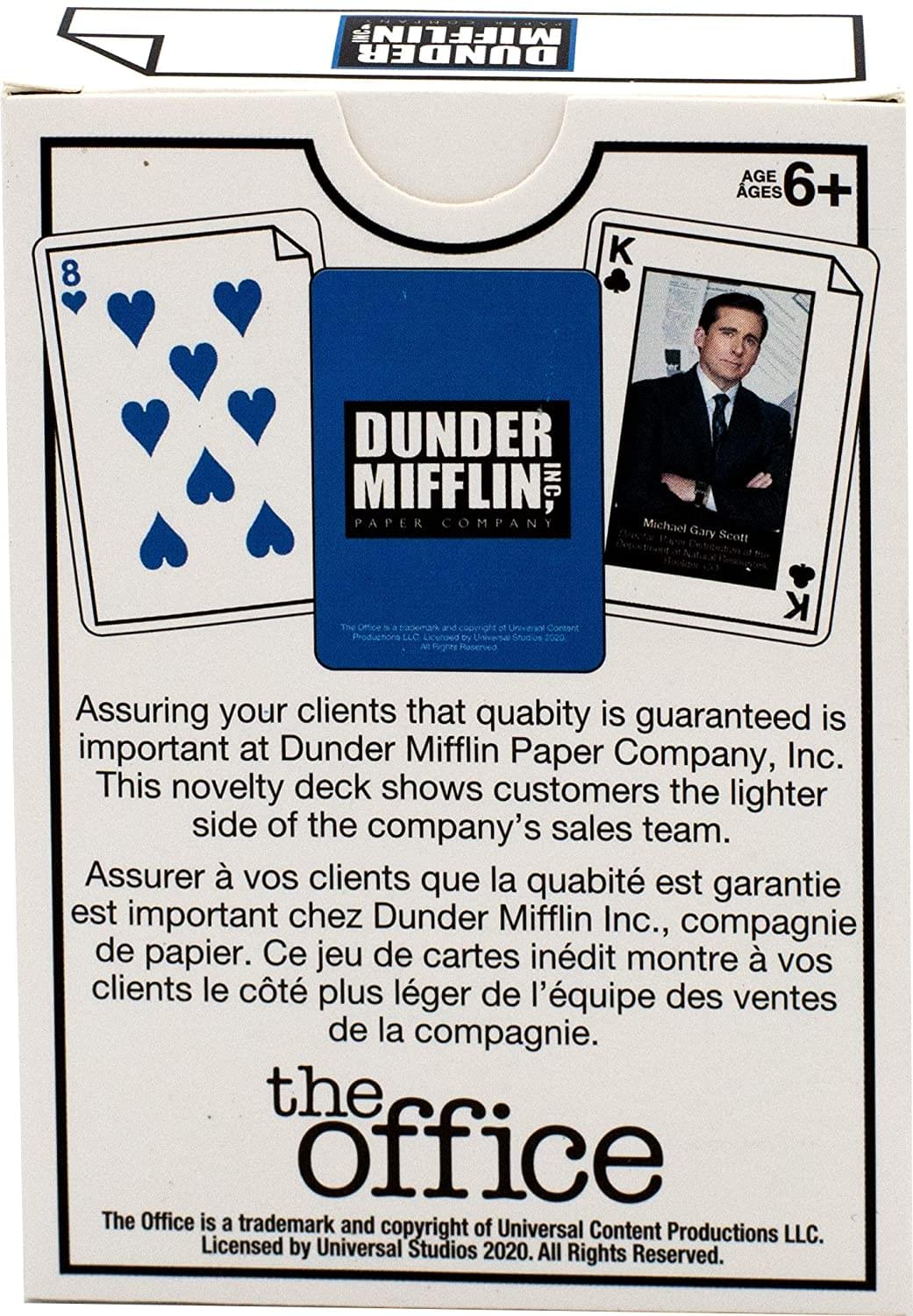 The Office Dunder Mifflin Playing Cards | 52 Card Deck + 2 Jokers