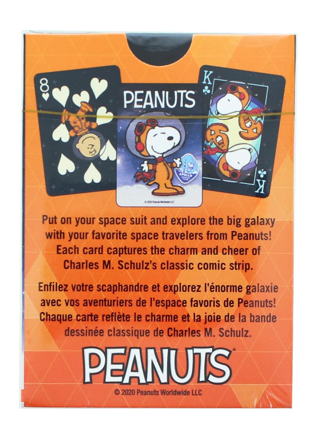 Peanuts Snoppy In Space Playing Cards | 52 Card Deck + 2 Jokers