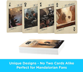 Star Wars Art of the Mandalorian Playing Cards