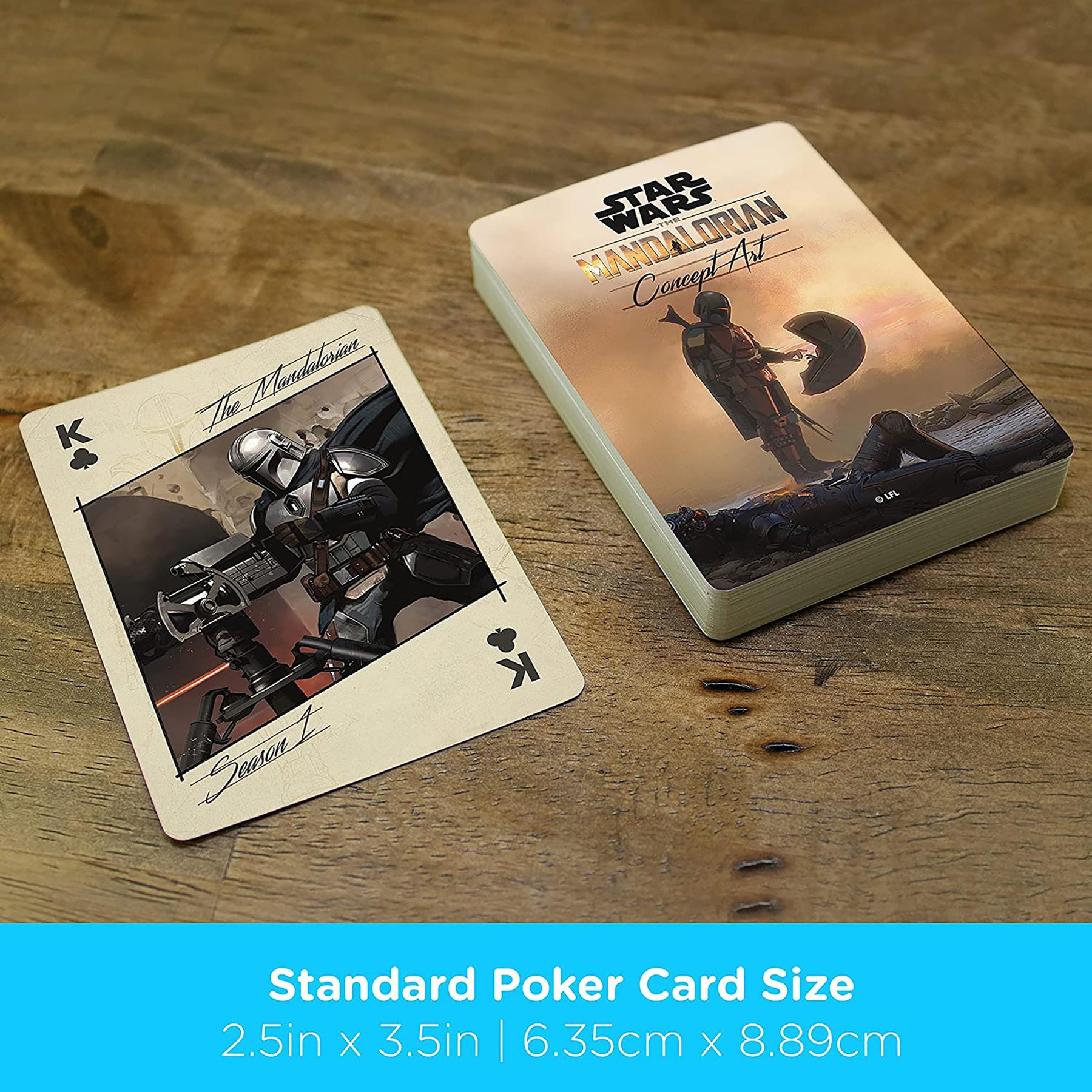 Star Wars Art of the Mandalorian Playing Cards