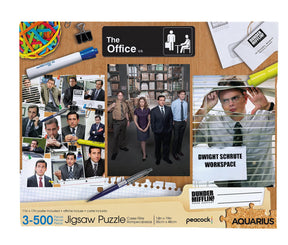 The Office 500 Piece Jigsaw Puzzle 3-Pack