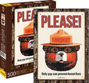 Smokey Bear 500 Piece Jigsaw Puzzle