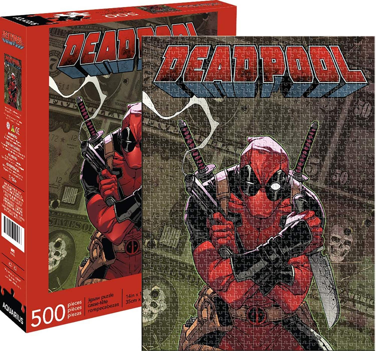 Marvel Deadpool 500 Piece Jigsaw Puzzle