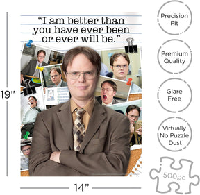 The Office Dwight Schrute Quote 500 Piece Jigsaw Puzzle