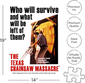 The Texas Chainsaw Massacre 500 Piece Jigsaw Puzzle