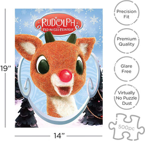 Rudolph the Red-Nosed Reindeer Collage 500 Piece Jigsaw Puzzle