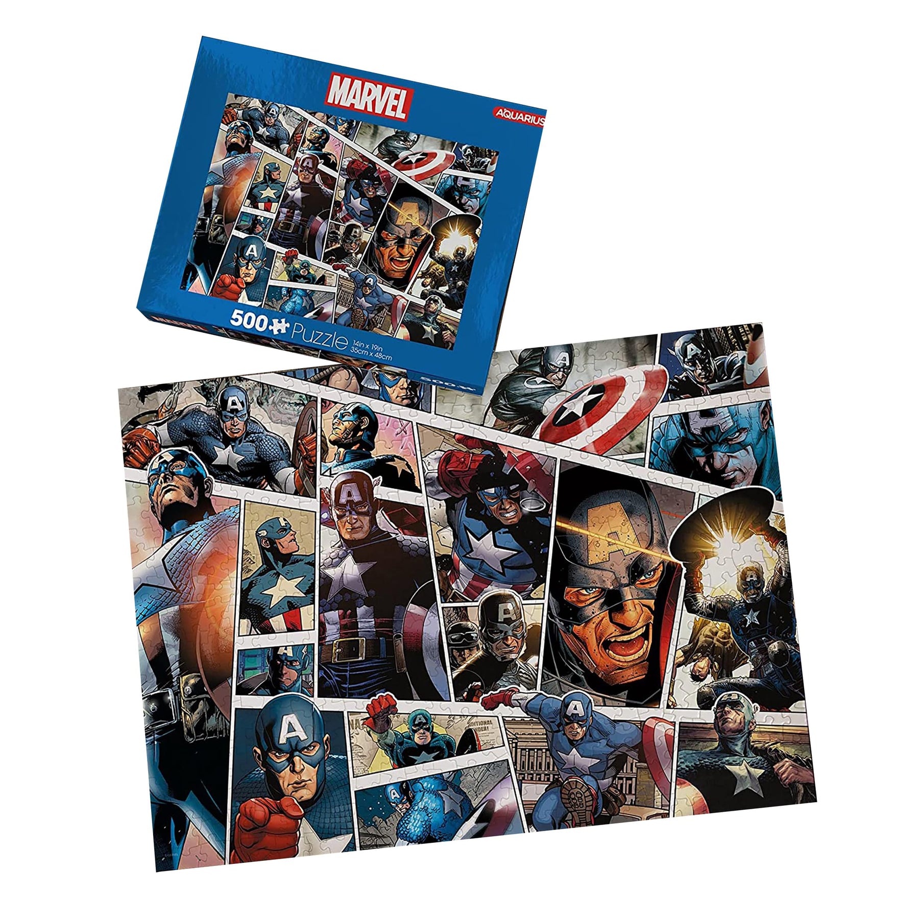 Marvel Captain America Panels 500 Piece Jigsaw Puzzle