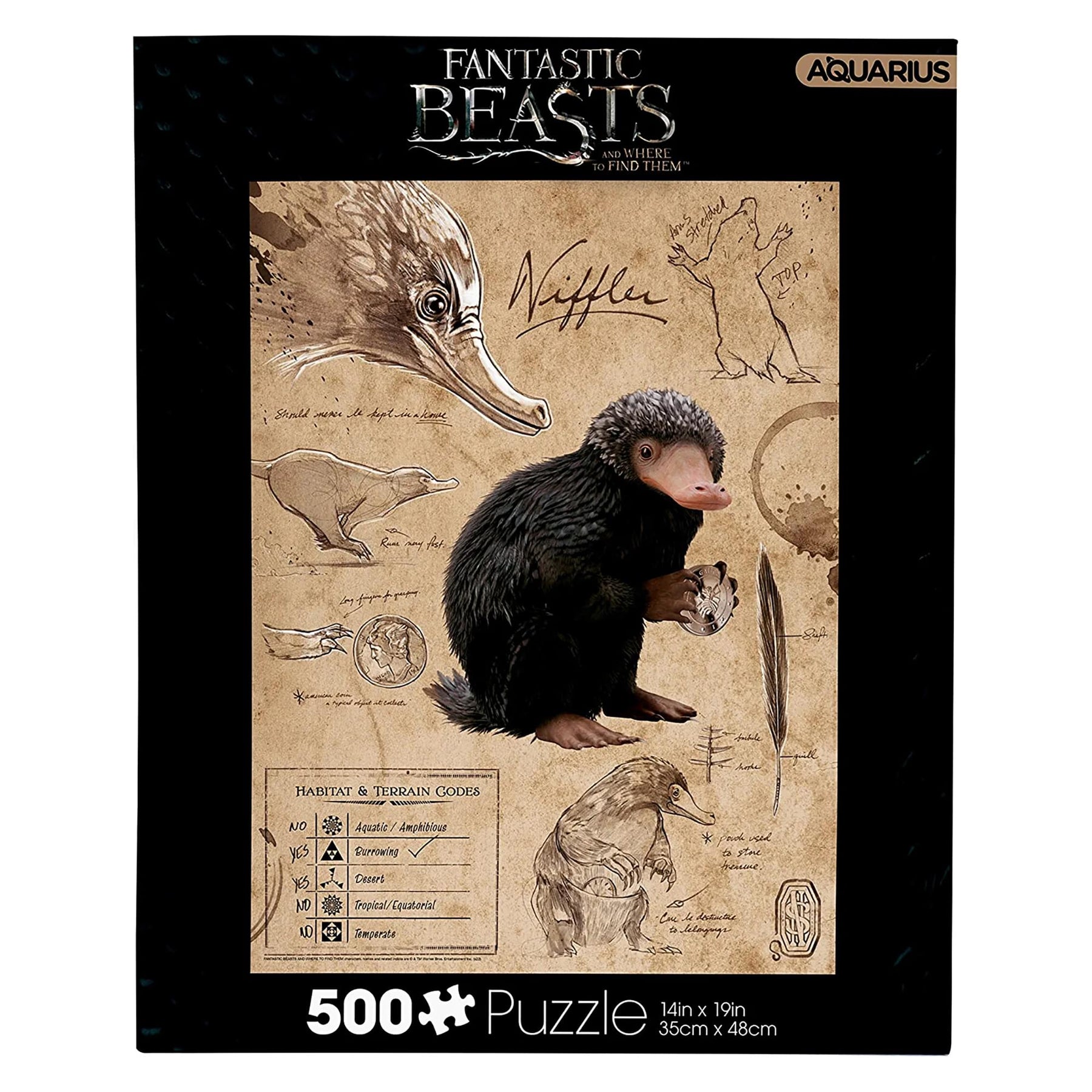 Fantastic Beasts Niffler 500 Pice Jigsaw Puzzle