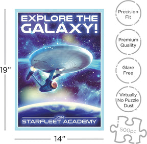 Star Trek Travel 500 Piece Jigsaw Puzzle