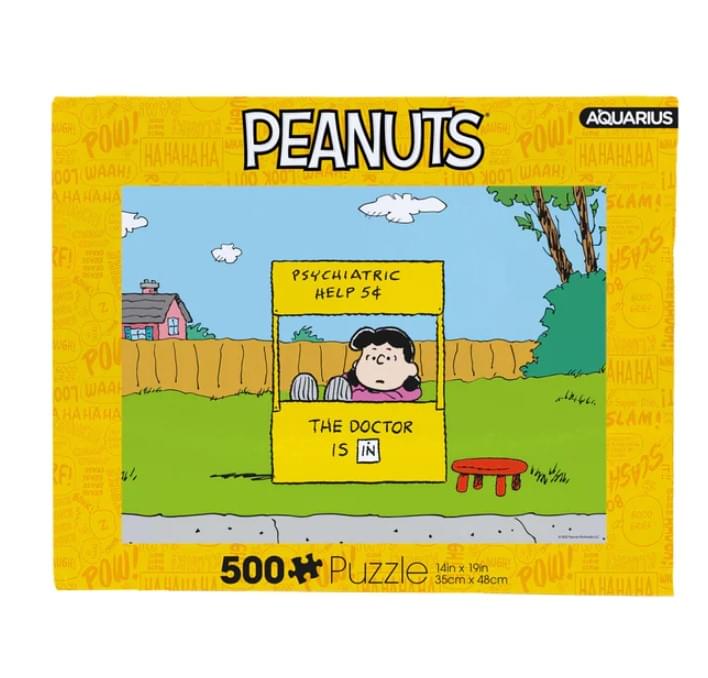Peanuts Lucy Doctor Is In 500 Piece Jigsaw Puzzle