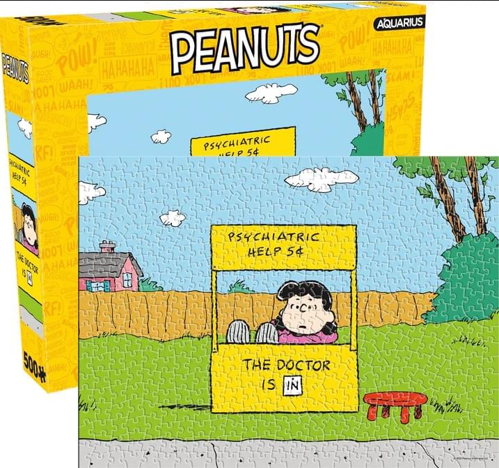 Peanuts Lucy Doctor Is In 500 Piece Jigsaw Puzzle