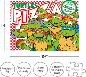 Teenage Mutant Ninja Turtles Pizza 500 Piece Jigsaw Puzzle
