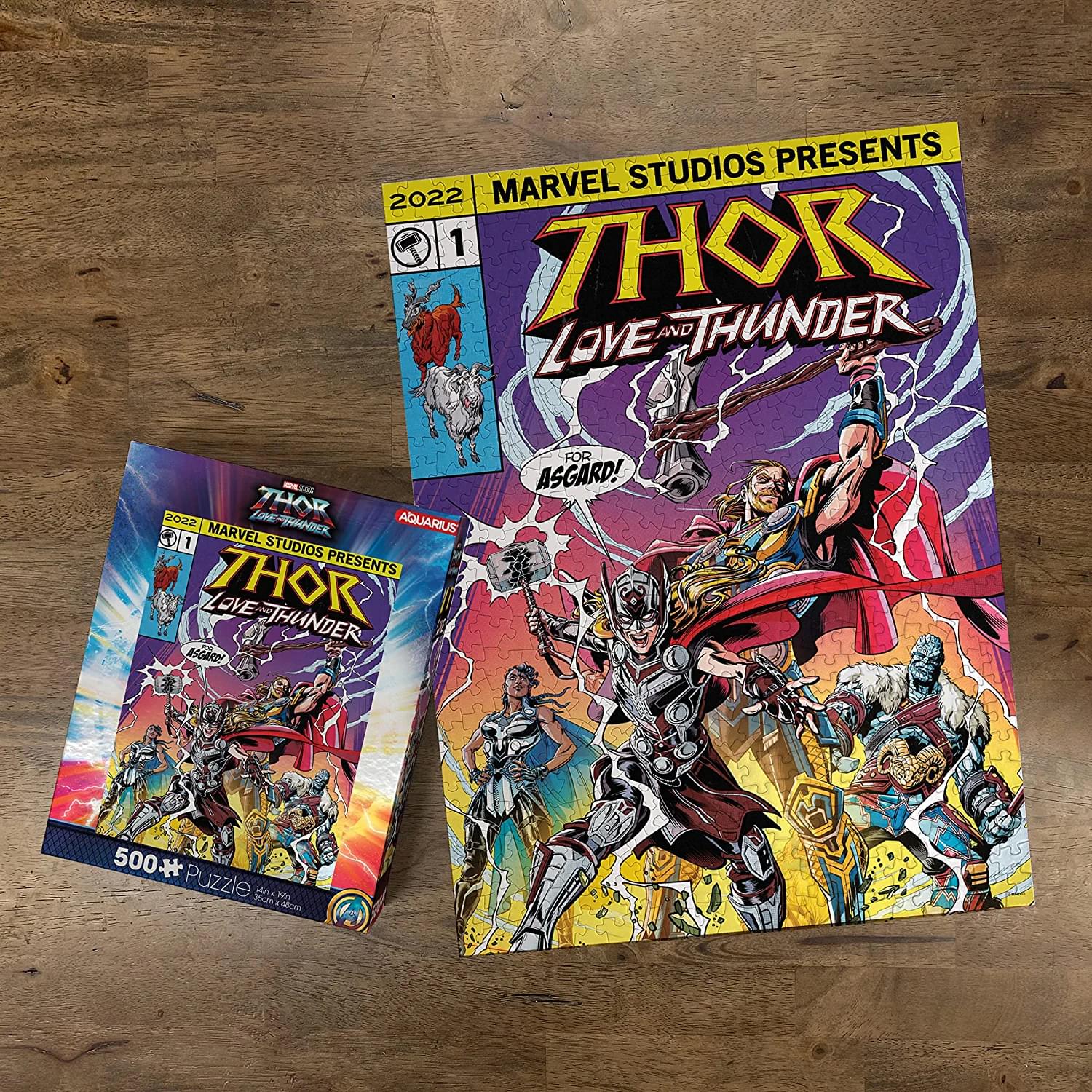 Marvel Thor Love and Thunder Comic 500 Piece Jigsaw Puzzle