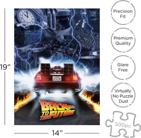 Back To The Future Out A Time 500 Piece Jigsaw Puzzle