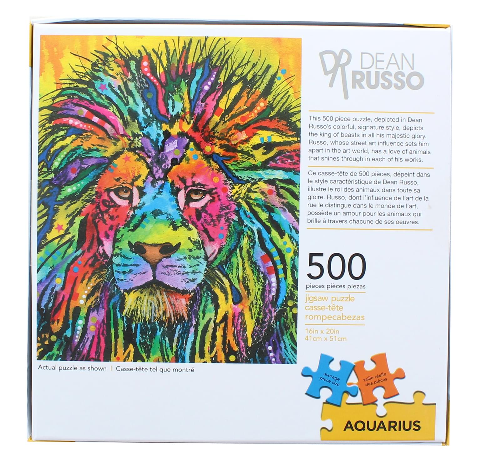 Dean Russo Lion AS 500 Piece Jigsaw Puzzle