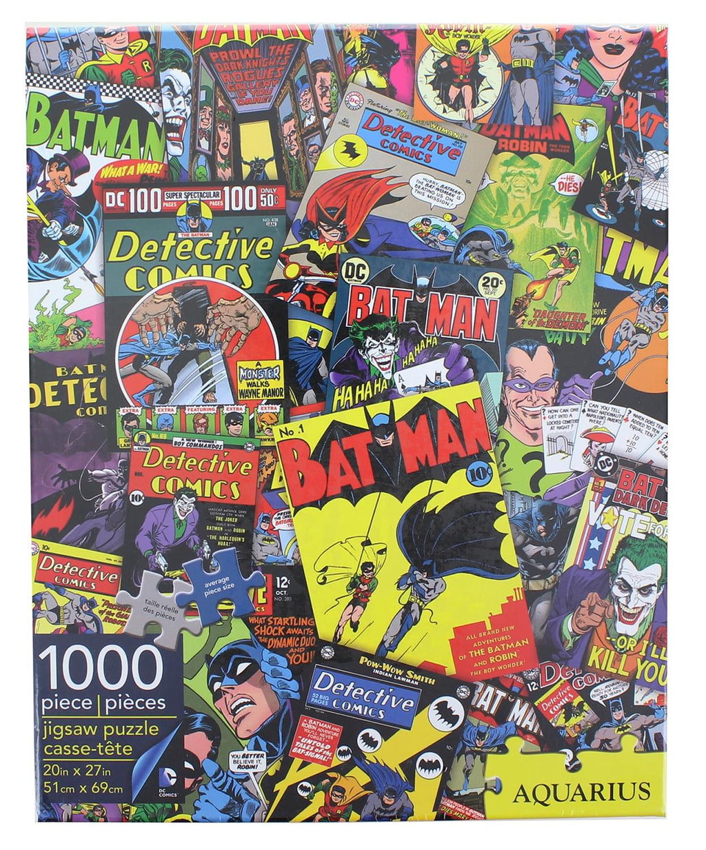 DC Comics Batman Comic Collage 1000 Piece Jigsaw Puzzle | Free Shippin