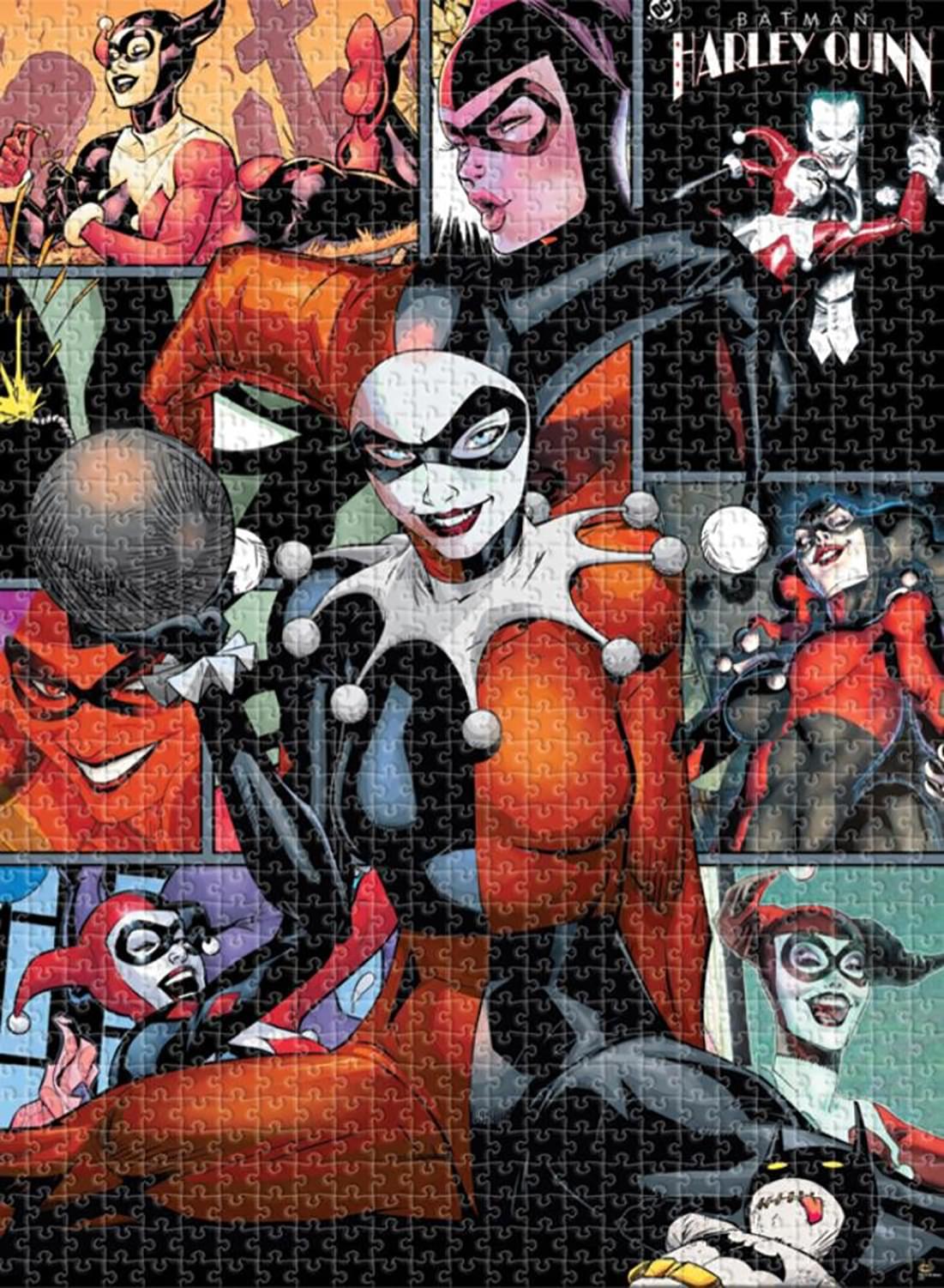 DC Comics Harley Quinn Collage 1000 Piece Jigsaw Puzzle