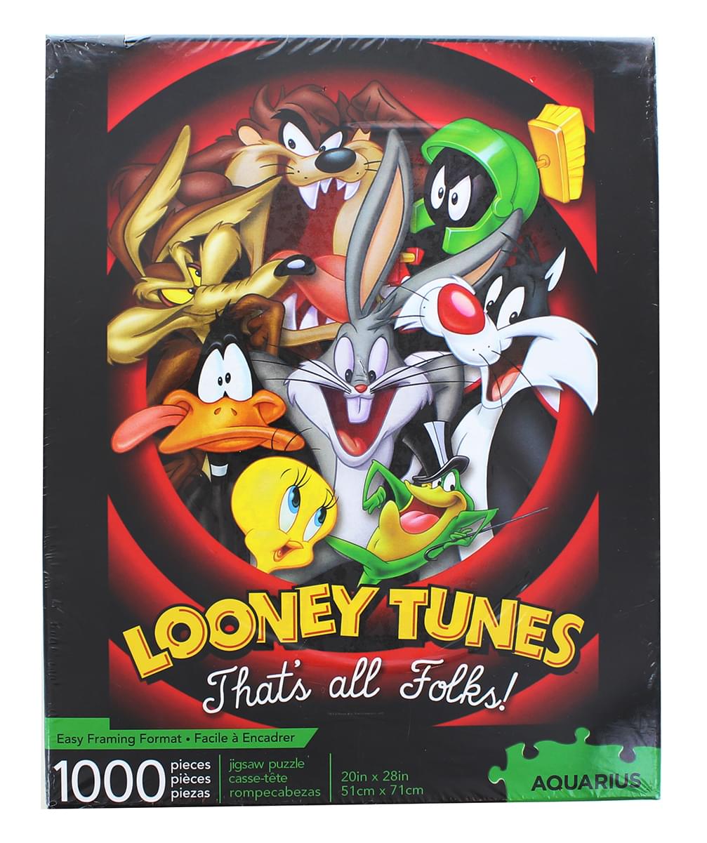 Looney Tunes That's All Folks 1000 Piece Puzzle