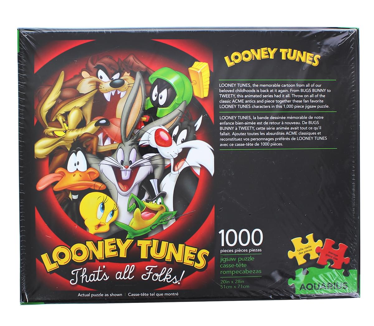 Looney Tunes That's All Folks 1000 Piece Puzzle