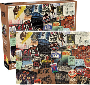 AC/DC Albums 1000 Piece Jigsaw Puzzle