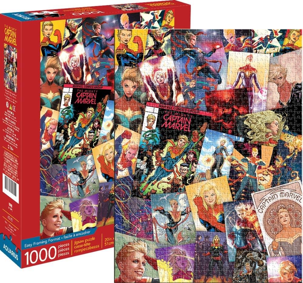 Marvel Captain Marvel Collage 1000 Piece Jigsaw Puzzle