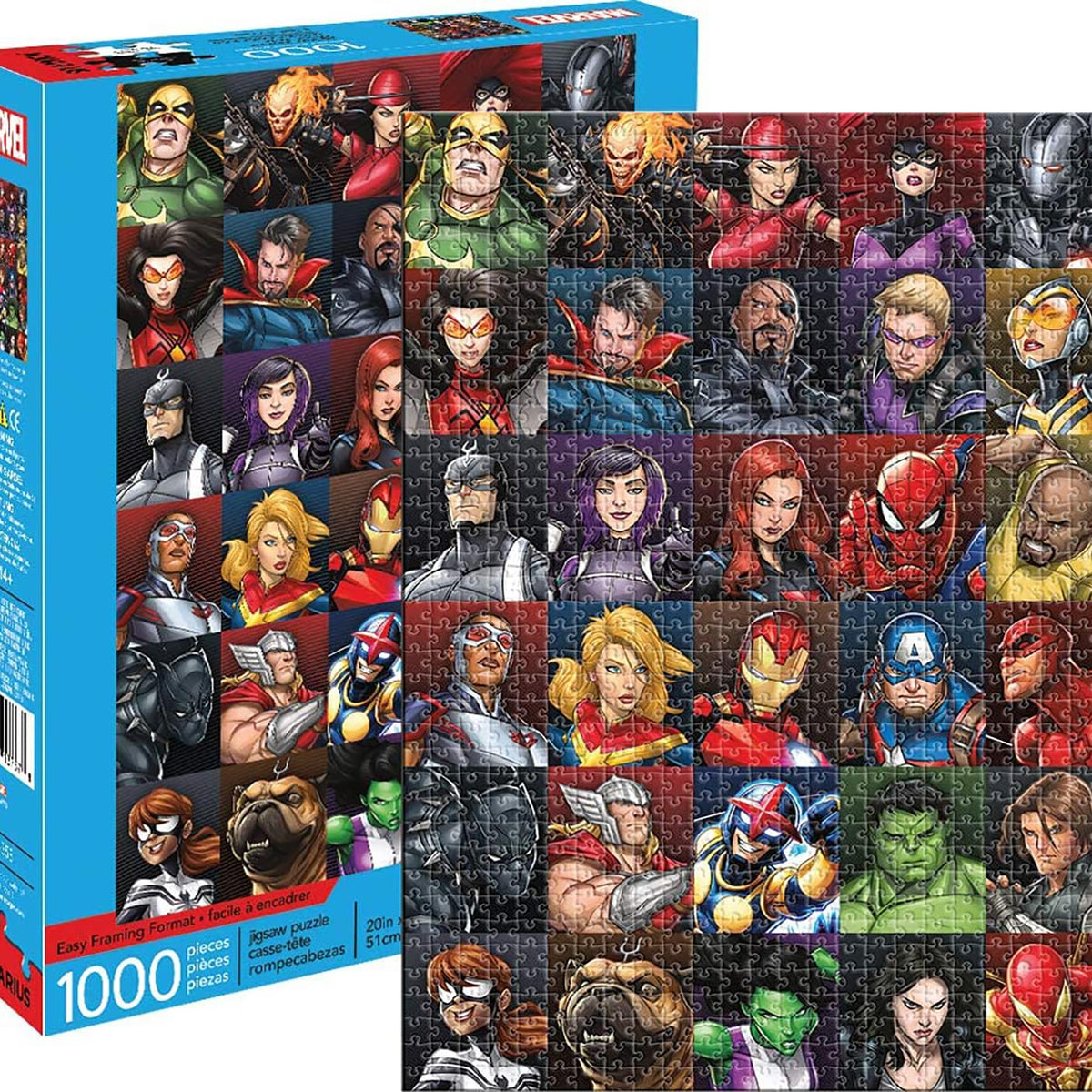 Marvel Heroes Collage 1000 Piece Jigsaw Puzzle Free Shipping