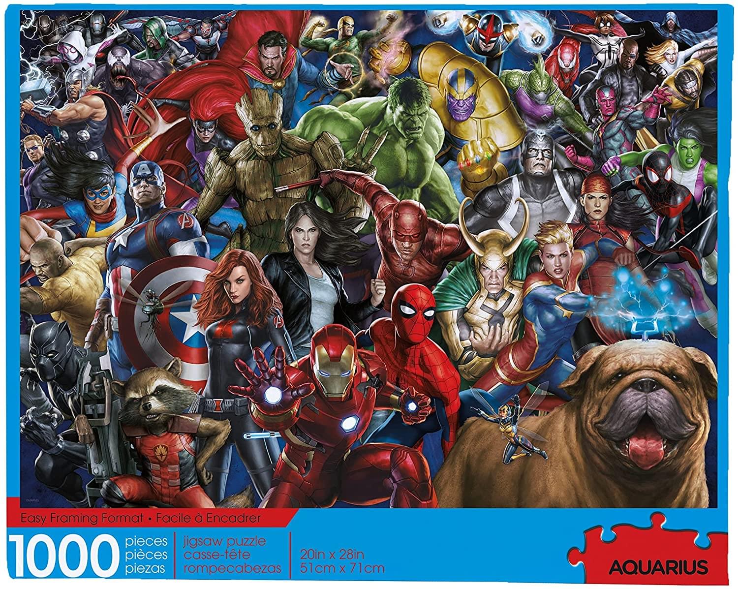 Marvel Cast 1000 Piece Jigsaw Puzzle