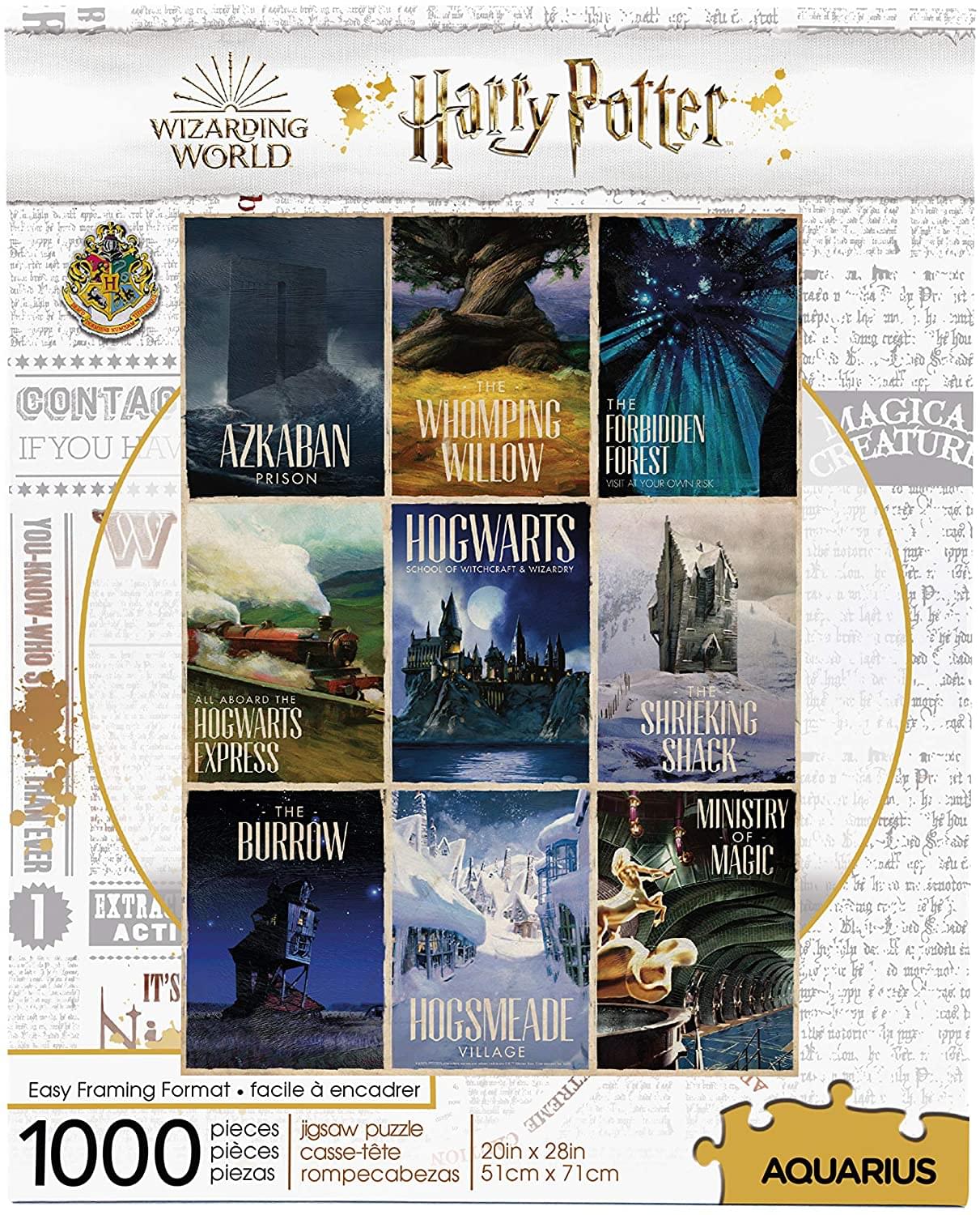 Harry Potter Travel Posters 1000 Piece Jigsaw Puzzle